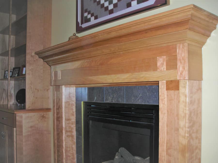 Wood Fireplace Mantles